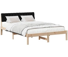 Lovos rėmas Ruda ir juoda 160 x 200 cm Pušies masyvas