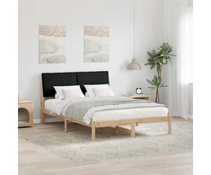 Lovos rėmas Ruda ir juoda 160 x 200 cm Pušies masyvas