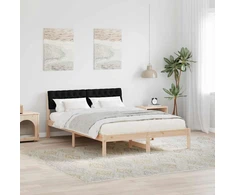 Lovos rėmas Ruda ir juoda 160 x 200 cm Pušies masyvas