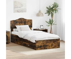 Lova Lovos rėmas Rūkyta ąžuolas 70 x 190 cm Apdirbta mediena