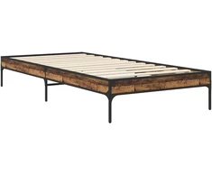 Lova Lovos rėmas Sendintos medienos 80 x 200 cm Apdirbta mediena