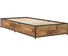 Lova Lovos rėmas Sendintos medienos 80 x 200 cm Apdirbta mediena