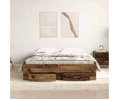 Lovos rėmas Senovinis medis 140 x 190 cm Apdirbta mediena