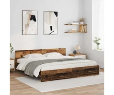 Lovos rėmas Senovinis medis 200 x 200 cm Apdirbta mediena