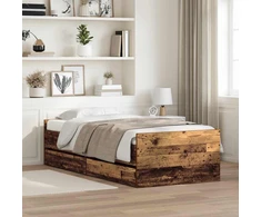Lovos rėmas Senovinis medis 90 x 190 cm Kietos pušies mediena