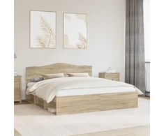Lovos rėmas Sonoma 200 x 200 cm Kietos pušies mediena