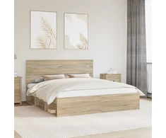 Lovos rėmas Sonoma 200 x 200 cm Kietos pušies mediena