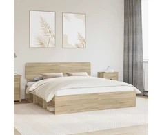 Lovos rėmas Sonoma 200 x 200 cm Kietos pušies mediena