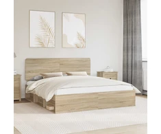 Lovos rėmas Sonoma 200 x 200 cm Kietos pušies mediena