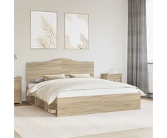 Lovos rėmas Sonoma 200 x 200 cm Kietos pušies mediena