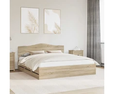 Lovos rėmas Sonoma ąžuolas 200 x 200 cm Inžinerinė mediena