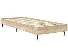Lova Lovos rėmas Sonoma ąžuolas 80 x 200 cm Apdirbta mediena