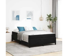 Lovos rėmas Juoda 160 x 200 cm audinys