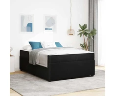 Lovos rėmas Juoda 160 x 200 cm audinys