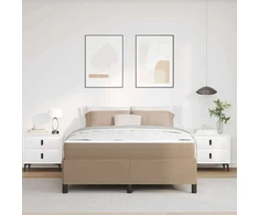 Lovos rėmas su čiužiniu Kapučino 160 x 200 cm audinys