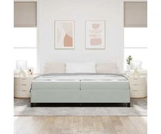 Lovos rėmas Šviesiai pilka 200 x 200 cm audinys