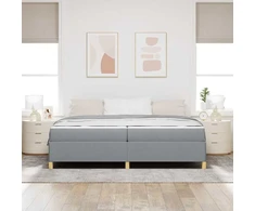 Lovos rėmas Šviesiai pilka 200 x 200 cm audinys