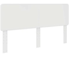 Lovos rėmas su galvūgalio Balta 180 x 200 cm Apdirbta mediena
