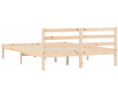 Lova Lovos rėmas su galvūgalio Natūrali 208,5 x 157,5 x 69,5 cm