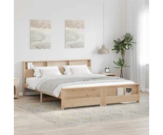Lovos rėmas su galvūgalio Ruda 200 x 200 cm Apdirbta mediena
