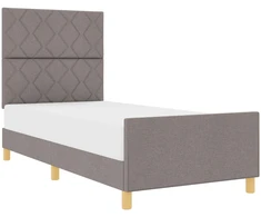 Lova Lovos rėmas su galvūgalio Tortora 90 x 190 cm audinys