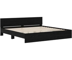 Lova Lovos Rėmas su Galvūgaliu Juodojo ąžuolo 200 x 200 cm