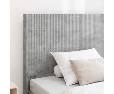 Lova Lovos rėmas su saugojimu ir nugara Betono pilka 90 x 200 cm