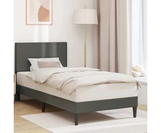 Lova Lovos rėmas Tamsiai pilka 90 x 200 cm Kordūrinis audinys