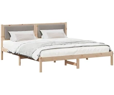 Lovos rėmas Tortora 180 x 200 cm Kietos pušies mediena