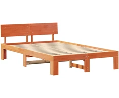 Lovos rėmas Vaško ruda 140 x 190 cm Kietos pušies mediena