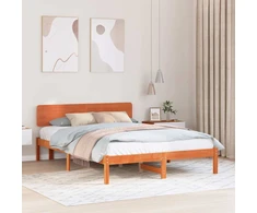 Lovos rėmas Vaško ruda 150 x 200 cm Kietos pušies mediena