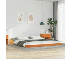 Lova Lovos rėmas Vaško ruda 180 x 220 cm Kietos pušies mediena