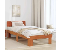 Lova Lovos rėmas Vaško ruda 75 x 190 cm Kietos pušies mediena