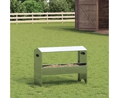 Gyvulių pašarų lova Sidabro 79 x 35 x 62 cm Cinkuota plienas