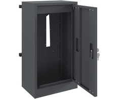 mailbox su saugykla Antracitas 30 x 20 x 55 cm Plienas