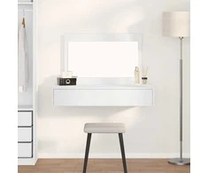 Makiažo stalas Balta 100 x 40 x 70 cm Apdirbta mediena