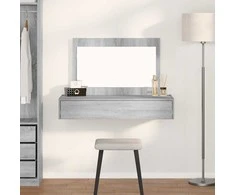 Makiažo stalas Pilka 100 x 40 x 70 cm Apdirbta mediena
