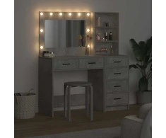 Makiažo stalas Pilka 78.5 x 41 x 135 cm Apdirbta mediena