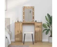 Makiažo stalas Ruda 102 x 33 x 135 cm Apdirbta mediena