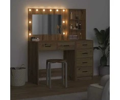 Makiažo stalas Ruda 78.5 x 41 x 135 cm Apdirbta mediena