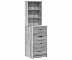 Makiažo stalas su stalčių Šviesiai pilka 78.5 x 41 x 135 cm