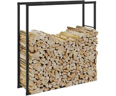 Malkų lentyna Juoda 110x30x116 cm Plienas