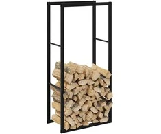 Malkų lentyna Juoda 55x30x116 cm Plienas
