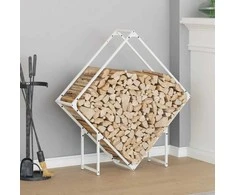 Malkų stovas Baltas 100x25x100 cm Šaltai valcuotas plienas