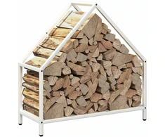 Malkų stovas Baltas 60x25x60 cm Šaltai valcuotas plienas