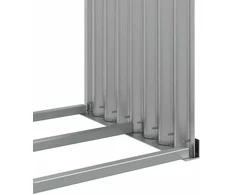 Malkų stovas, pilkas, 120x45x100cm, galvanizuotas plienas