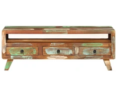 TV spintelė, įvairių spalvų, 110x30x40cm, perdirbta mediena