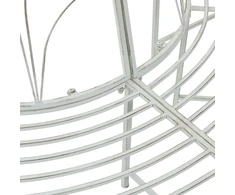 Lauko baldų komplektas Medžio suolelis 4-Vietų skaičius 160 x 80 x 89 cm Plienas