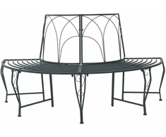Lauko baldų komplektas Medžio suolelis 4-Vietų skaičius 160 x 80 x 89 cm Plienas