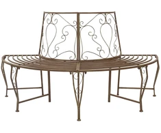 Lauko baldų komplektas Medžio suolelis 4-Vietų skaičius 160 x 80 x 89 cm Plienas